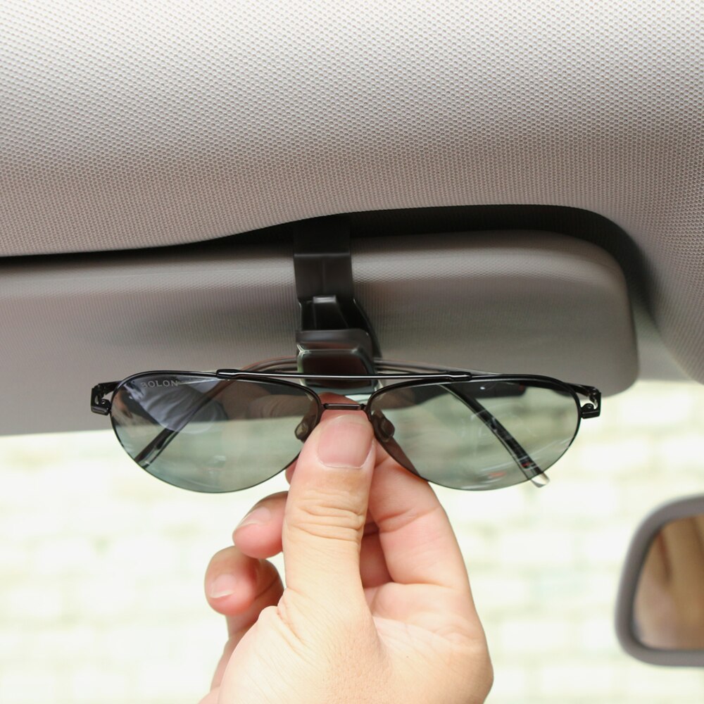 Car Glasses Clip Car Sun Visor Sunglasses Holder For Renault Megane 2 3 Duster Logan Clio Laguna 2 Captur Interior Accessories