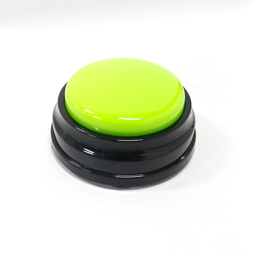 Recordable you Real Voice! 30s Rrecording time Sound button for , toy for kids M10: Green