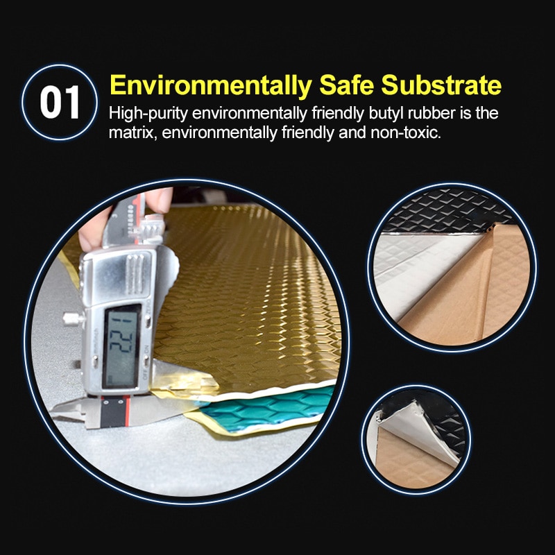 Car Sound Deadener Mat Noise Proof Sound Insulatio... – Vicedeal