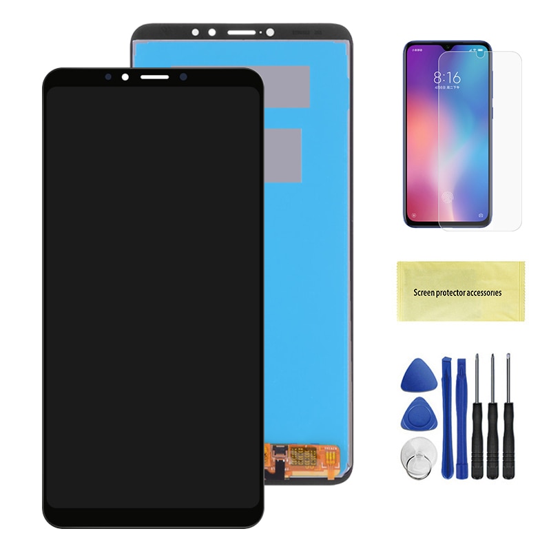 6.9 "Lcd Voor Xiaomi Max 3 Mi Max 3 Lcd-scherm Touch Screen Panel Digitizer Vergadering Vervanging Voor Mi max3 Lcd: Black NO Frame