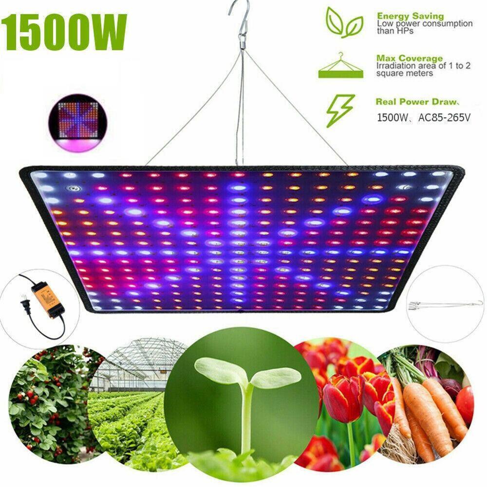 1500W LED Growth Lamp For Plants Led Grow Light Full Spectrum Phyto Lamp Fitolampy Indoor Herbs Light For Greenhouse Led Grow
