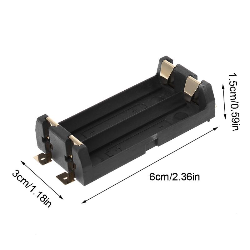 Smt/Smd 2 Aa Batterij Houder Box Case Voor Dual Aa Batterijen Opslag Container 1XCE