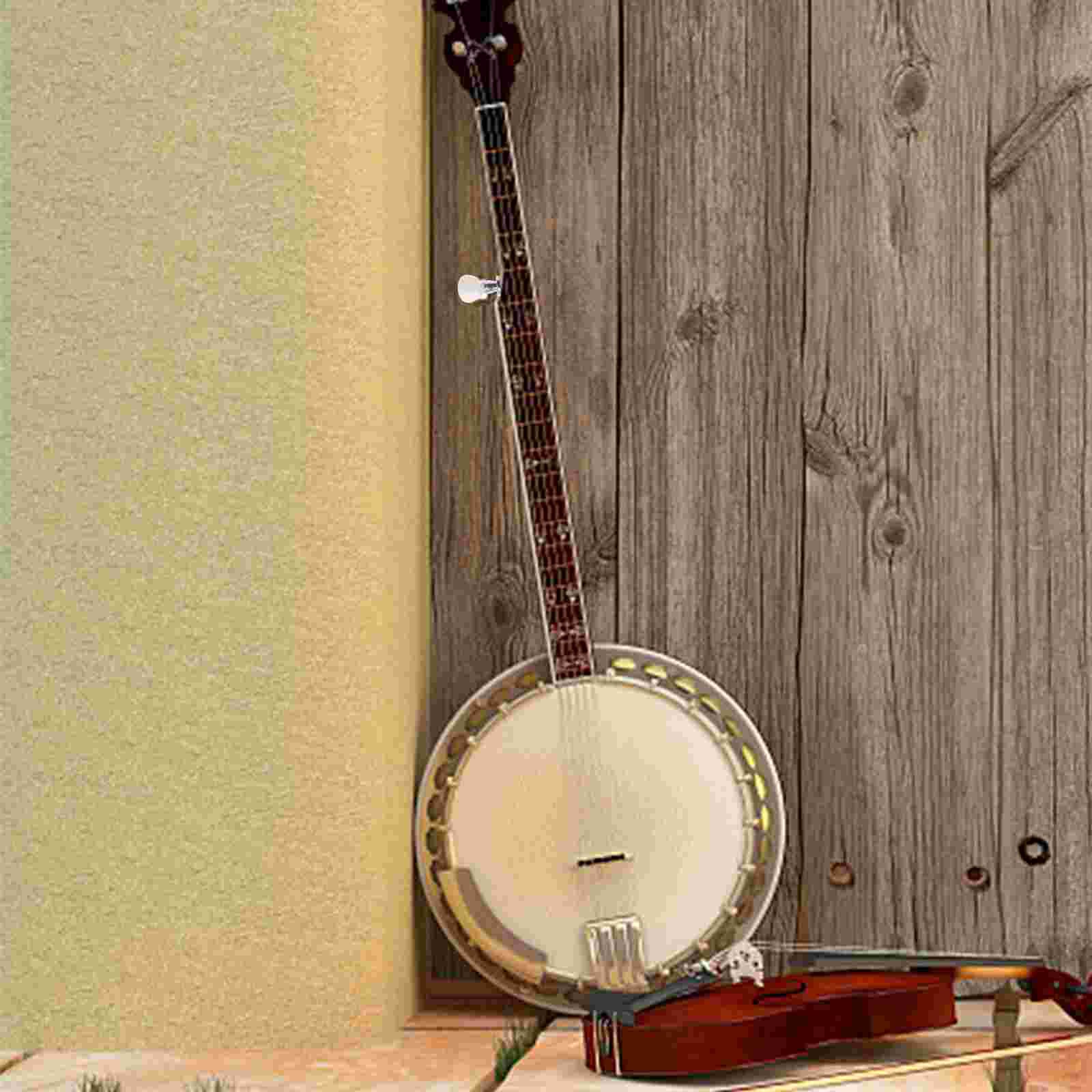 1 Pc Alloy Banjo Tuning Button Locking Tuner Lock String Sealed Tuning Key Peg (White)