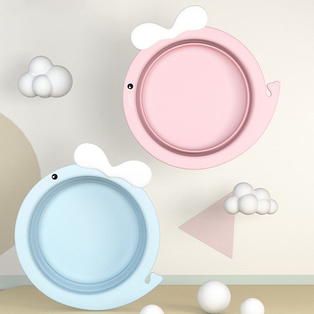 Faltbare Baby Badewanne Reise Tragbare Baby Becken Umweltfreundliche Sichere freundlicher Neugeborenen Verdicken faltbare Waschen Gesicht Fuß Arsch Becken