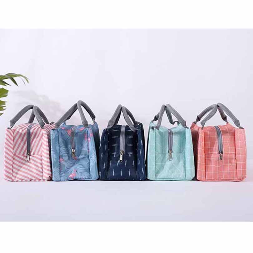 Portable Insulated Thermal Cooler Bento Lunch Box Tote Picnic Storage Bag Pouch Lunch Bags Icepack Container School Food Bags