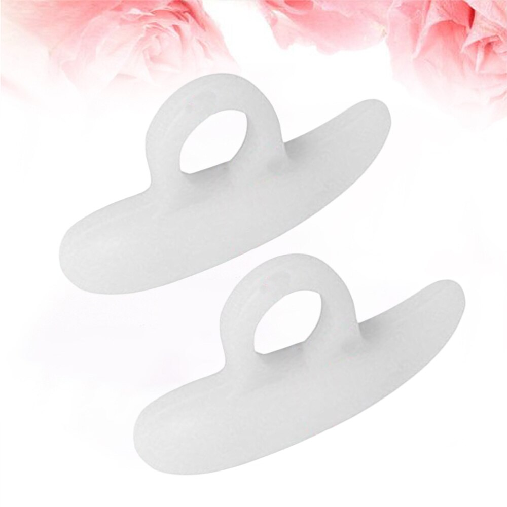 4 Pairs Hammer Toe Correctors Silicone Toe Pads Pedicure Care Protectors for Ladies