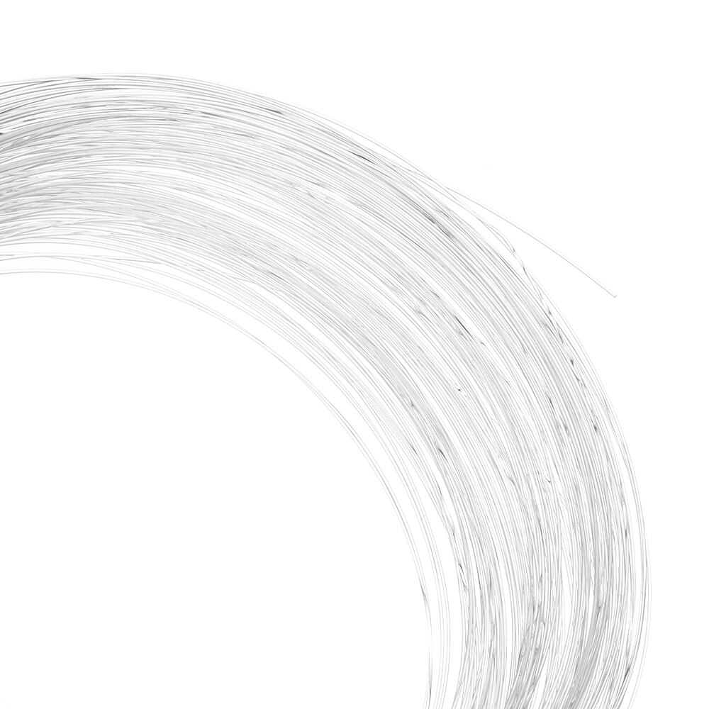 Fibre optique en plastique PMMA de 50M, lueur d'extrémité claire pour décoration de plafond Led étoile 50m x 0.75mm/1.0mm