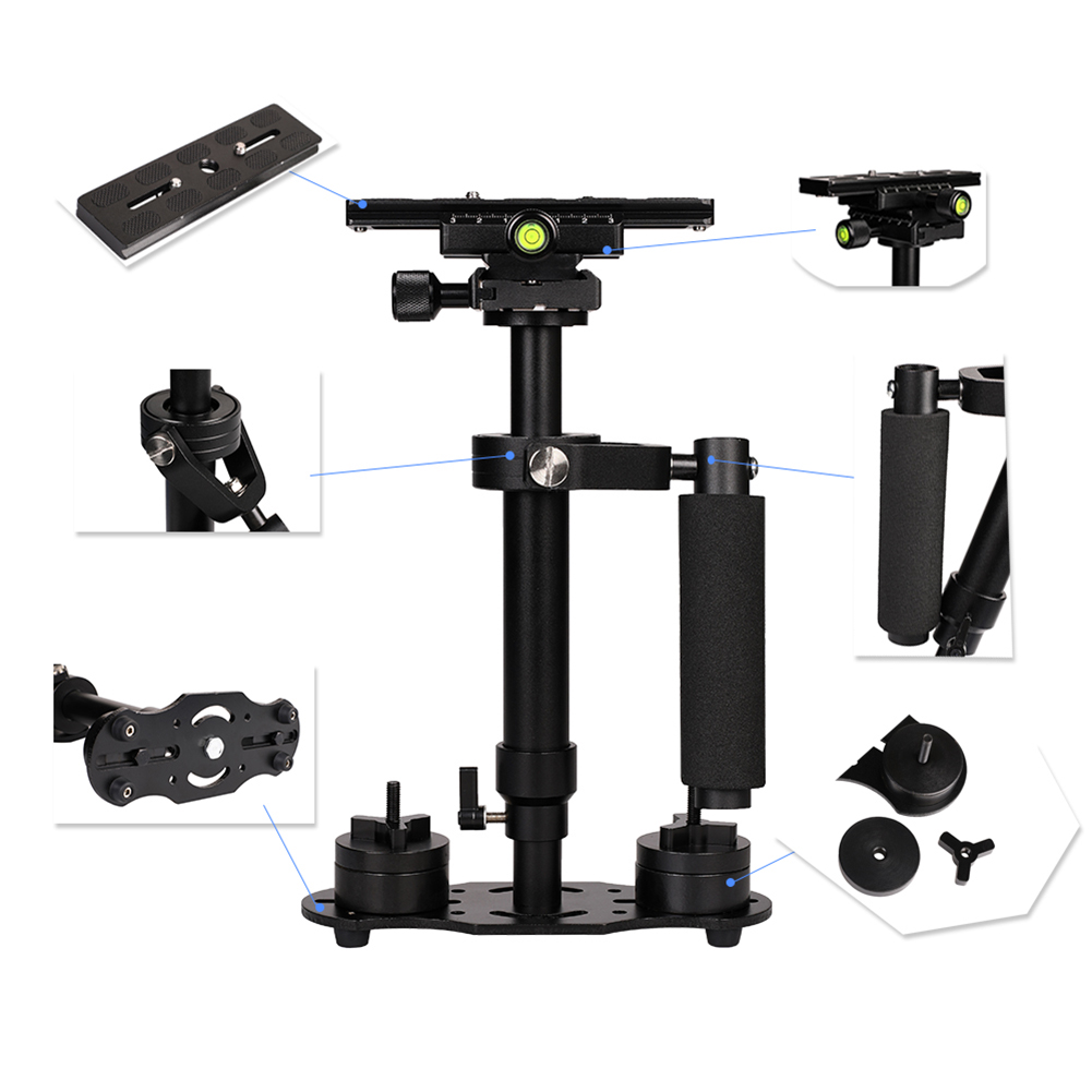 Handheld Camera Stabilizer Video Camera Photography Stabilizer with Bag