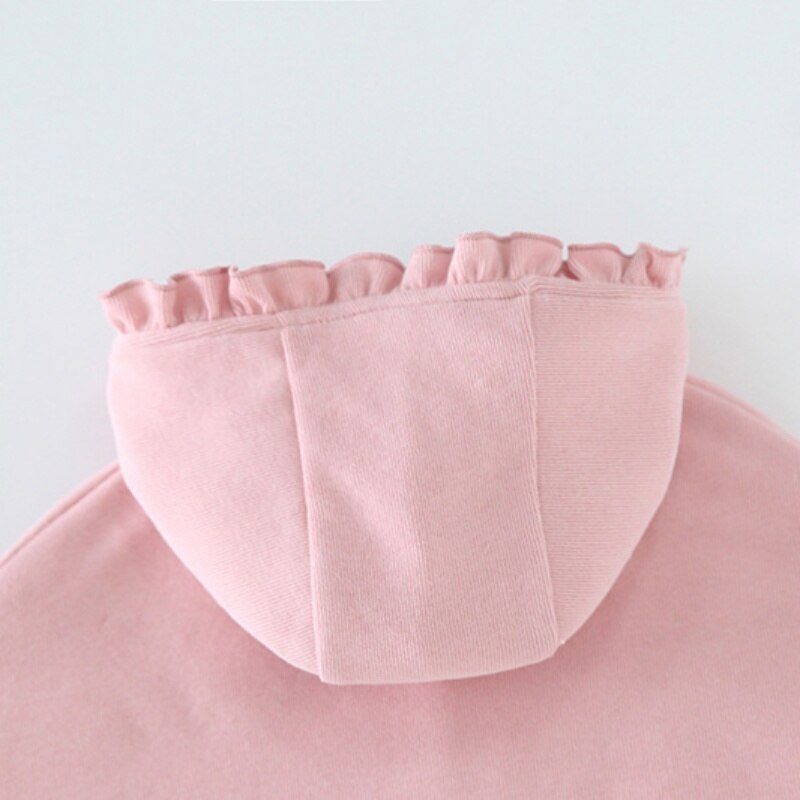 Unisex bambini neonata vestiti Poncho mantello con cappuccio giacca bambino cotone trapuntato mantello spesso Poncho neonato ragazza capispalla