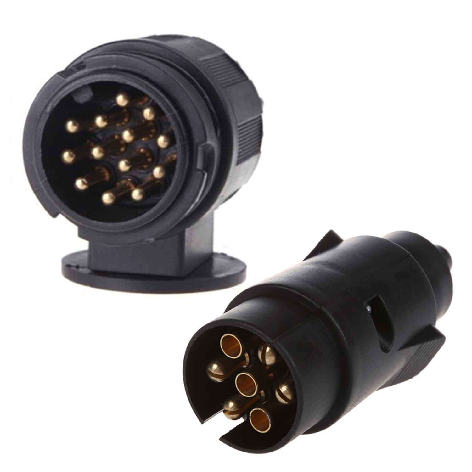 Trailer Plug Bedrading Connector 12V Trekhaak Trekhaak Caravan Vrachtwagen Plug N Type Trailer End Plastic