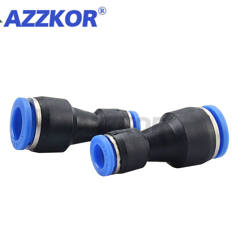 Conector neumático rápido PG, Unión recta, reducción de ajuste, empuje neumático para conectar aire 4-6 4-8 6-8 6-10 8-10 8-12 10-12mm, 5 uds.