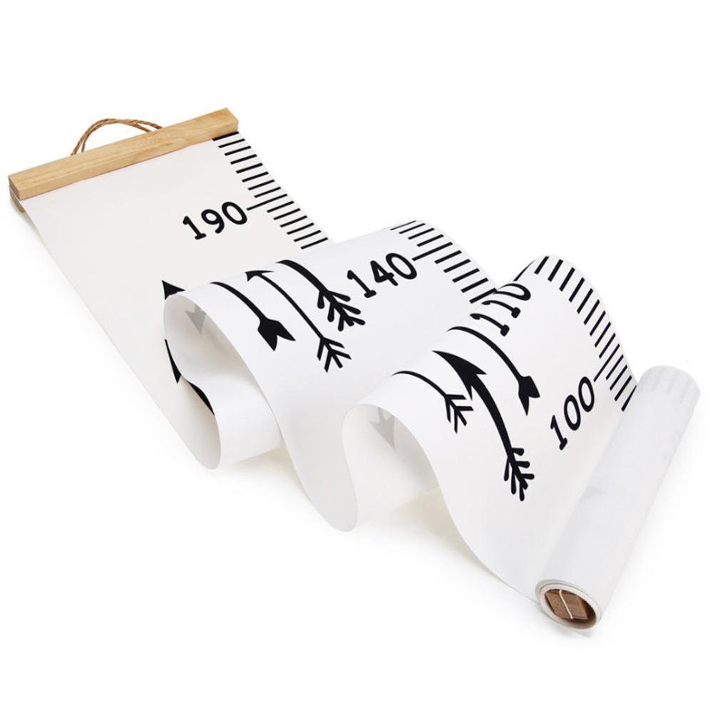INS Style Baby Child Kids Height Ruler Growth Size Chart Height Measure Ruler Wall Sticker For Room Home Decoration