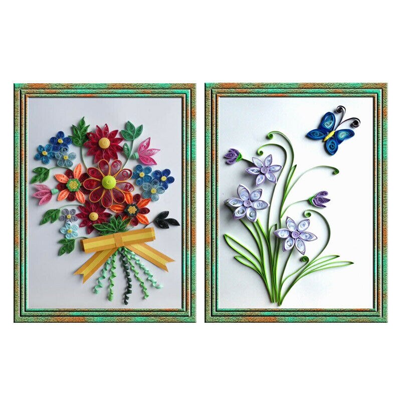 Cartoon flower weaving origami winding tool origami pinboard paper craft tool drawing paper winding disc DIY origami tool