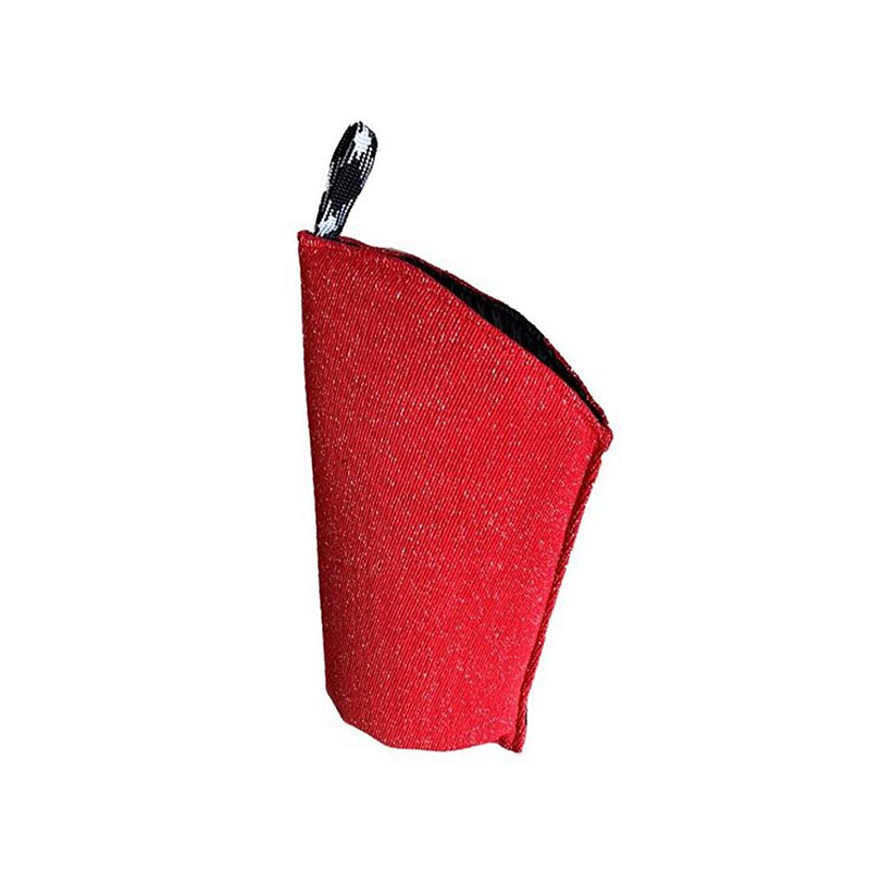 Manga de mordida para mascotas, entrenamiento para perros, trabajo policial, equipo de agilidad de entrenamiento para perros, instalaciones, juegos de protección para brazos, suministros de piezas: F Red