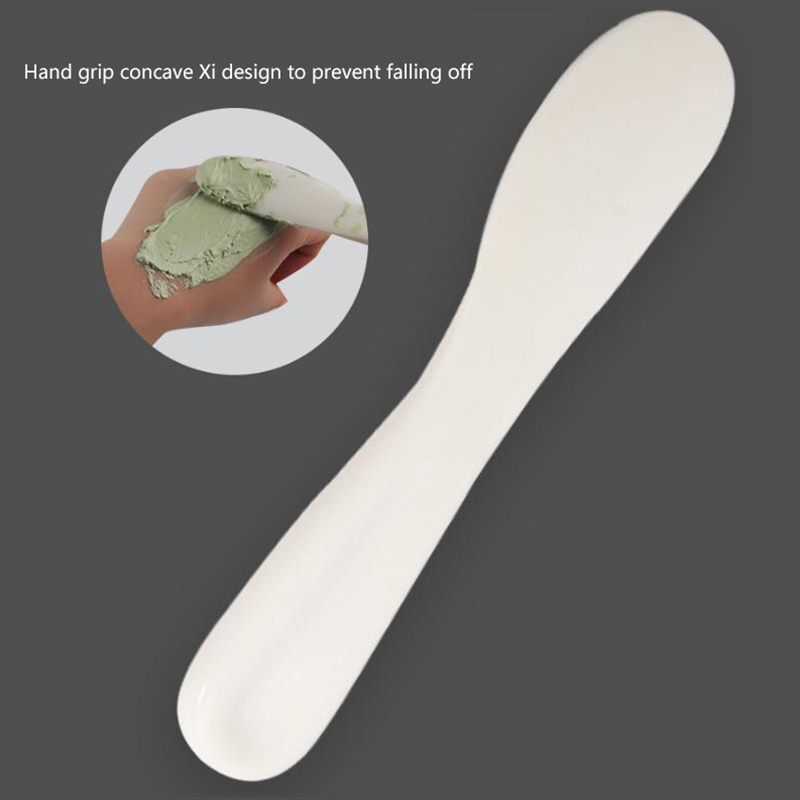 Gjør-det-selv ansiktsmaske blandeskål skje pinnesett verktøy myk gjørmemaske applikator plastspatel husholdningstilbehør sminkeverktøysett