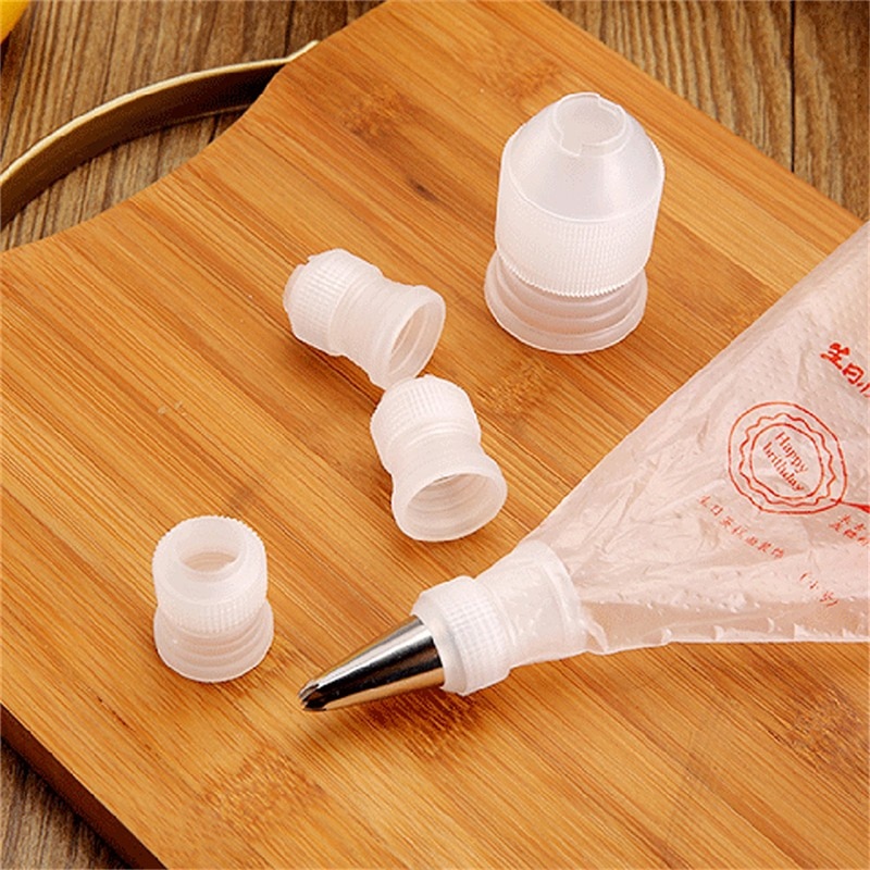 10 Pcs/1 Stuks S/M/L Cake Bloem Pastry Tool Tinny Koppeling Adapter Icing Piping Nozzle bag Set Cake Decorating Gereedschap