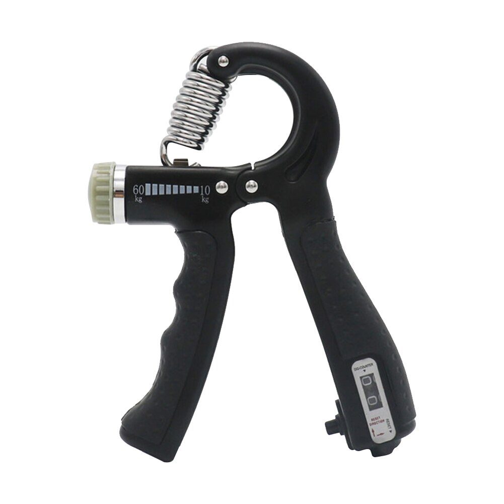 Pinza de mano en forma de R ajustable, agarre para ejercicios de fuerza, Fitness, deporte, rehabilitación de los dedos, entrenamiento Devic: Black