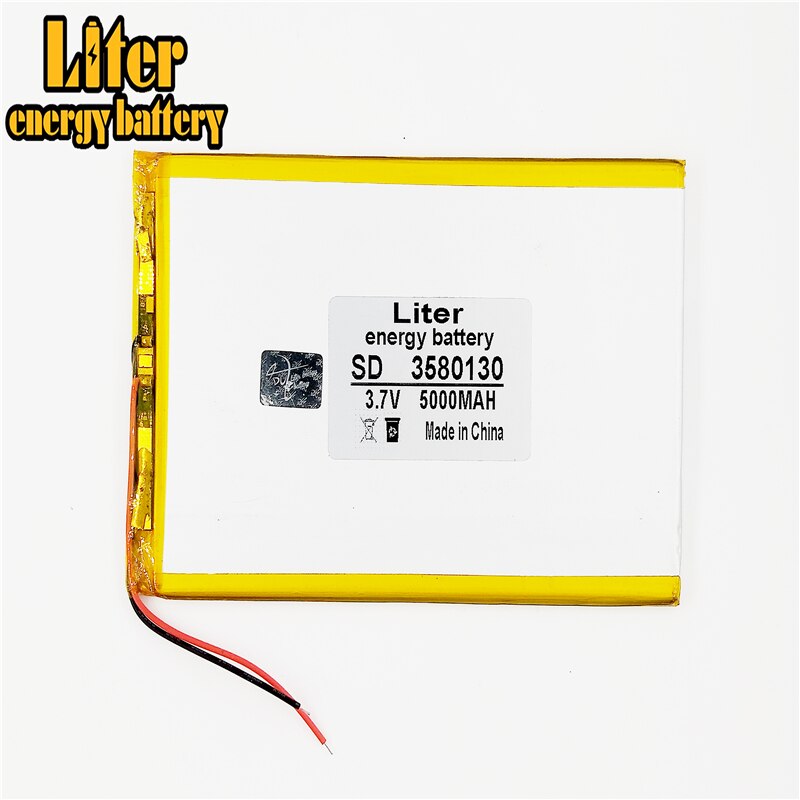 3580130 3.7V 5000MAH Li-ion battery for tablet pc 7 inch 8 inch 9inch Tablet Battery inner