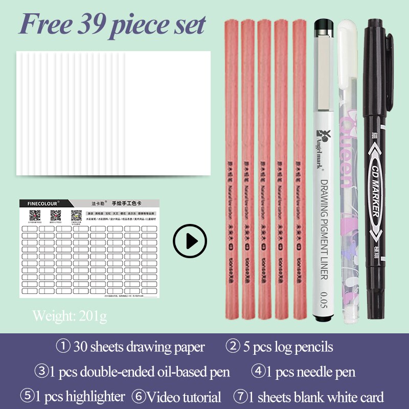 STA 1004 DIY Acrylic Markers Pen Set Drawing Poster Journal Scrapbook Painting Graffiti Pens For School Student Art Supplies