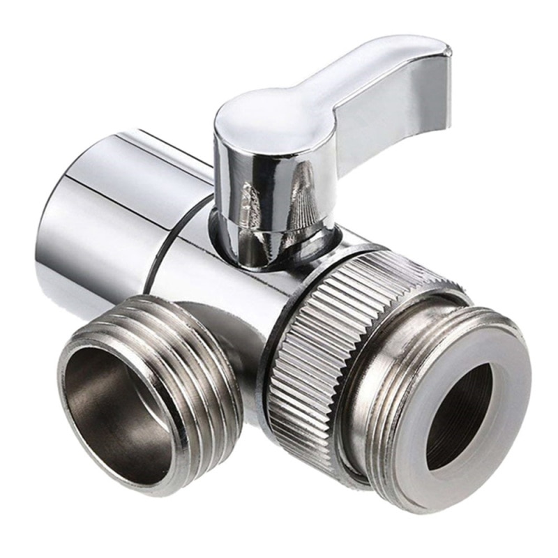 Faucet Valve Diverter Sink Valve and Cold Water Tap Faucet Splitter Adapter Valve Home Bathroom Kitchen Accessories