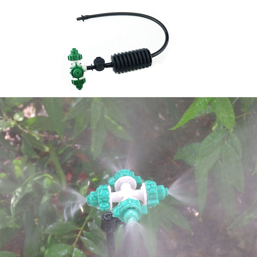 3-25 PCS Drip Irrigation Sprinkler Greenhouse Hanging Watering Dripper Misting Nozzle Cross Dripper Farm Drip Irrigation