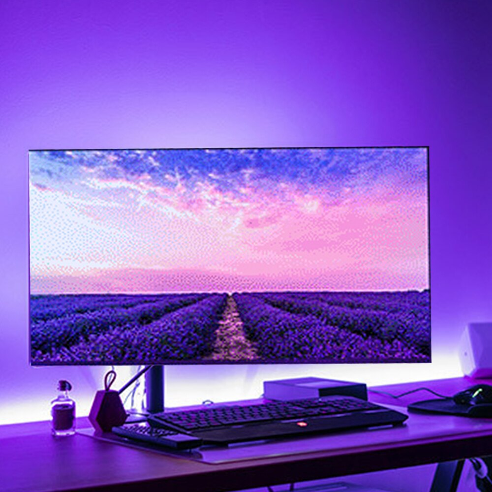 Uv Led Strip Licht Usb Flexibele Lamp Tape Diode Smd 5050 DC5V 0.5M 1M 2M Led Lint ultraviolet Backlight Voor Fluorescentie Party