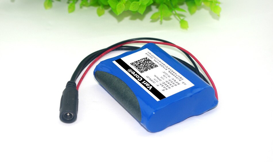 12 V 3000 mAh 18650 Li-ion Rechargeable battery Pack for CCTV Camera 3A Batteries+ 12.6V 1A Charger