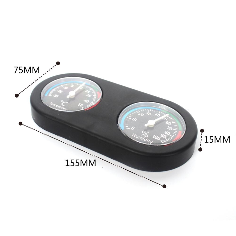 Double Deck Thermometer and Hygrometer Hygrothermograph for Reptile Lizard Spider Turtle Amphibian Box Humidity Gauge 20E