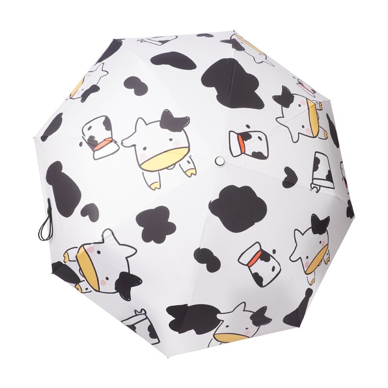 Hond Patroon Paraplu Pocket Paraplu Drie Vouwen Verse Party Honden Parasol Zonnige Regenachtige 4 Kleur Paraplu Vrouwen