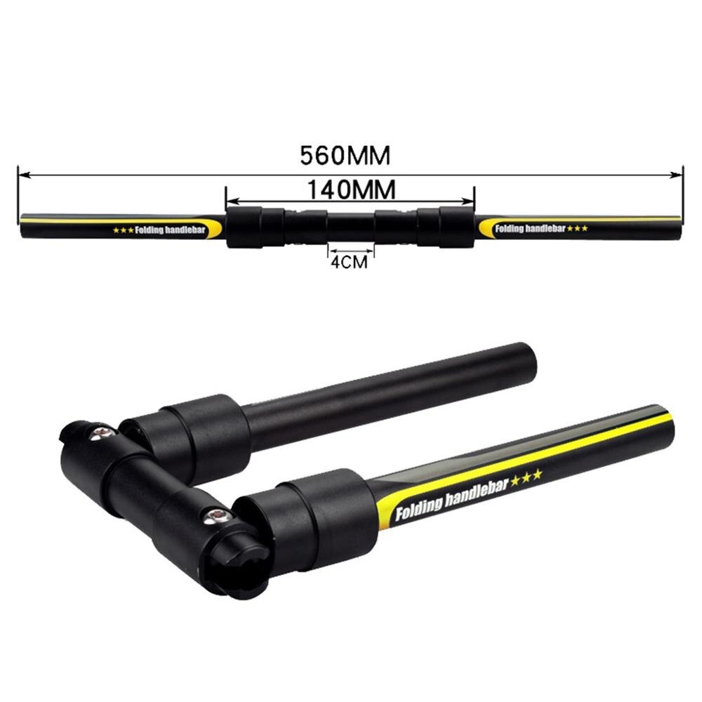 Manillar plegable para patinete eléctrico, accesorio para manillar delantero de bicicleta montañosa, recto, reacondicionado