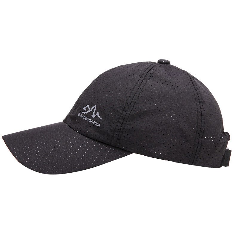 Sommarsolhatt casual baseballkepsar för kvinnor män bokstäver tryck perforerad toppad streetwear sport utomhuskeps