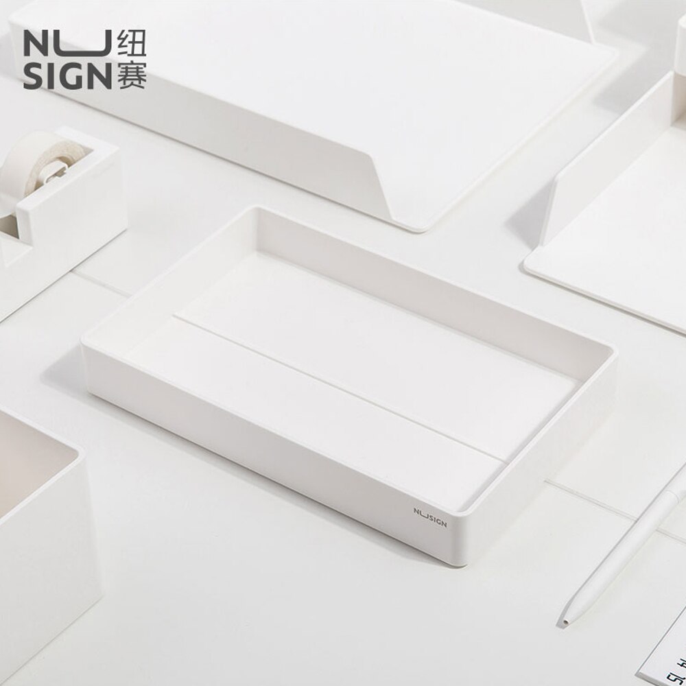 Nusign DIY Combination File Stationery Holder Files Storage Box Multi-layer Rack Information Finishing Storage Shelf For Office