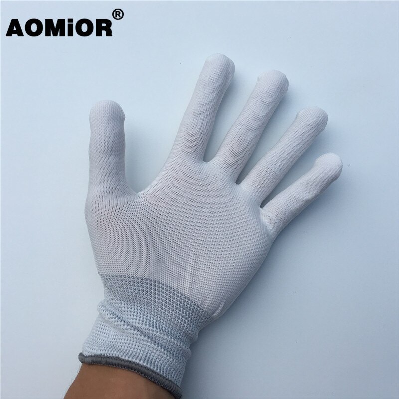 2 Pairs White Vinyl Wrap Film GLOVE For Car Wrap Tools Car Wrapping