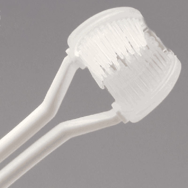 Toothbrush Child's Triple 3 Sided Head Toothbrush Pratical Durable For Special Autism Overly Sensitive Child