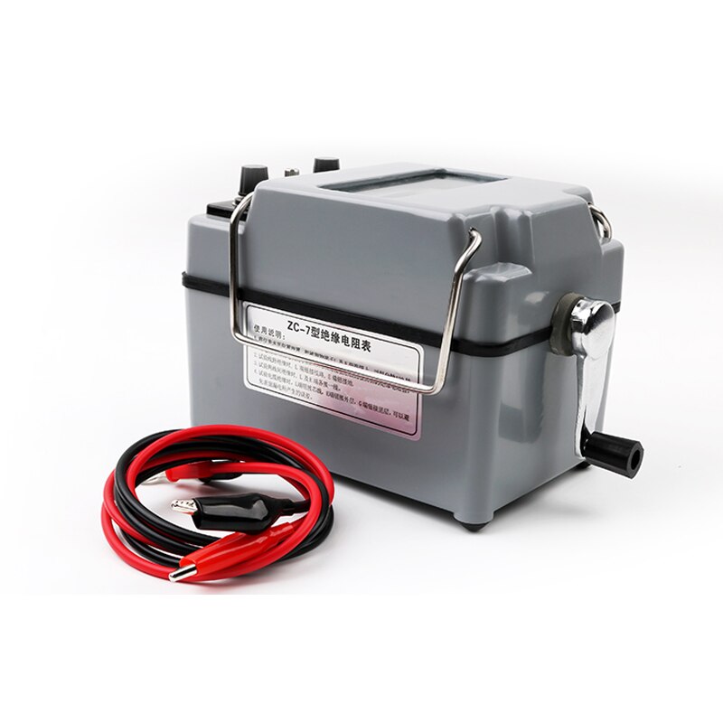 Megger 1000v insulation resistance tester resistance meter instrument equipment ZC25-4 plastic case