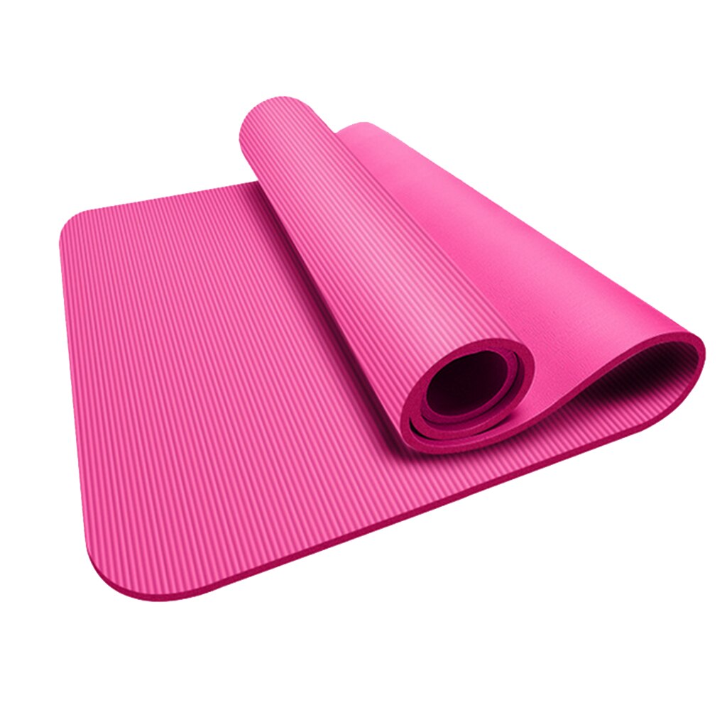 Yoga Mat Non-Slip Extra Thick Eco Friendly Exercise Workout Mat with Carrying: Pink