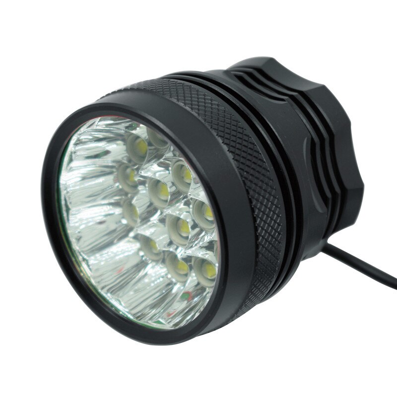 WasaFire 40000 Lumen 16 * T6 LEDs Fahrrad Lampe Fahrrad Front Licht Lauf Scheinwerfer Reiten Radfahren Roller Taschenlampe luz bicicleta: Black only light