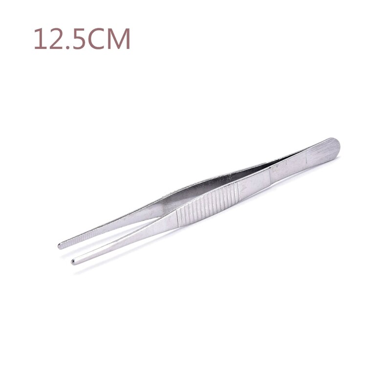 Matlagning pincett köksprylar grilltång mattång matklämma rostfritt stål pincett klämma grill bufféverktyg: 12.5cm