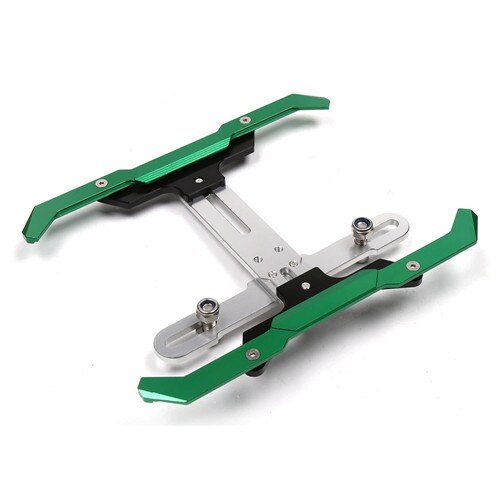 Motorcycle Cnc Aluminium Verstelbare Nummerplaat Frame Bracket Houder Voor Honda PCX125 FORZA350 FORZA300 X-ADV750 ADV150 MSX125: green