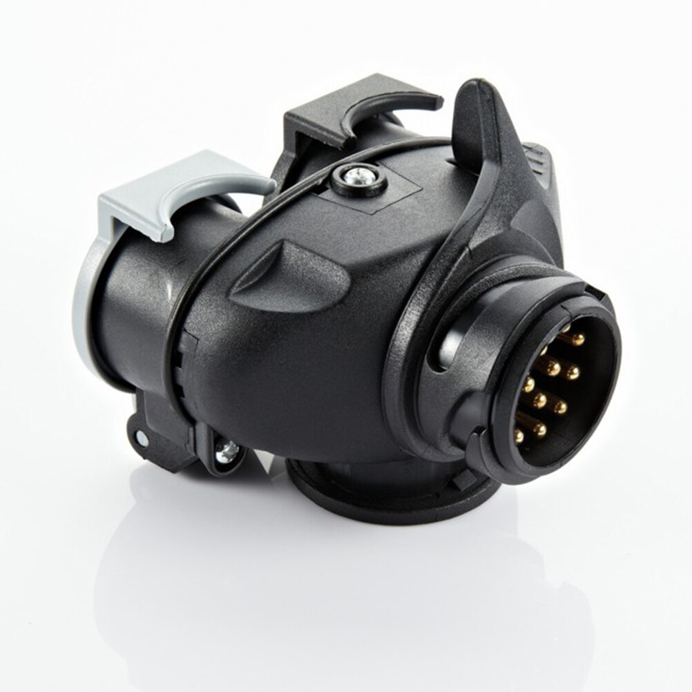 7 Pin Durable Plastic Trailer Plug Tow Bar Electrics Connector EU Plug Auto Car Socket Adapter Trailer Couplings Accessories