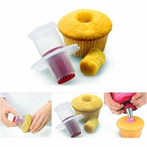 /3/5 pièces outil de gâteau | Séparateur outil de gâteau, outil de Cupcake Muffin gâteau plongeur Cutter décoration de pâtisserie, modèle remplissage de gâteaux