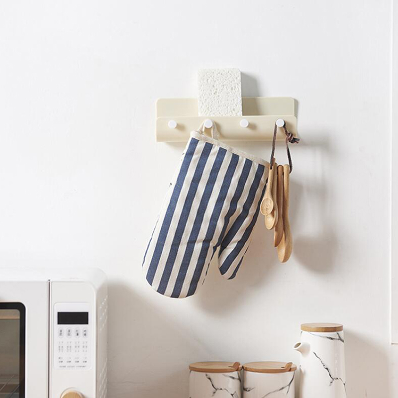 Badkamer Organizer Home Decor Ingang Muur Sleutel Hanger Magazijnstelling Muur Sleutel Opknoping Lijm Geen Nagel 3 Kleuren