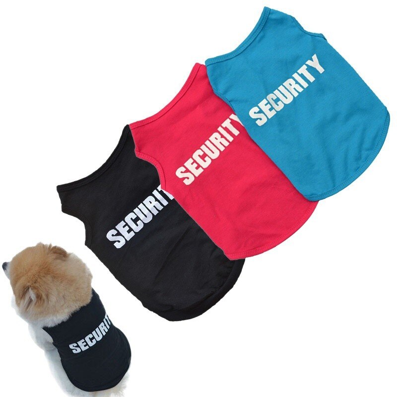 Kleine Huisdier Vest Accessoires Mode Zomer Leuke Hond Pet Vest Puppy Gedrukt Katoenen T-shirt Zwart Draagbare Mascotas perros