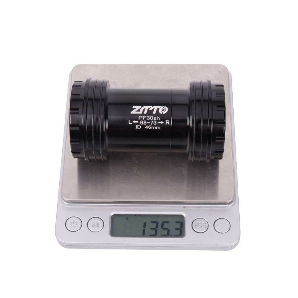 ZTTO PF30sh PF30 24 GXP-Adaptador de rodamientos inferiores de bicicleta, prensa de ajuste, eje de bloqueo para piezas de bicicleta de montaña y carretera, juego de cadena de bielas de 24mm