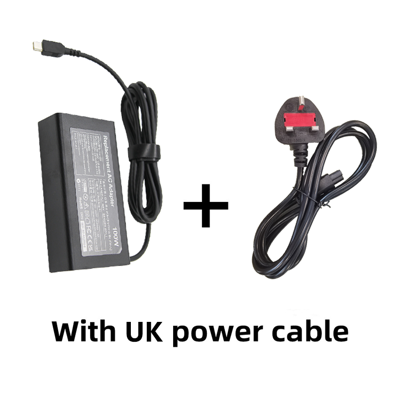 20V 5A 100W USB C Type-C Laptop Charger AC Adapter For Lenovo Idea Pad5 Pro16 Power Supply ADL100YLC3A ADL100YDC3A: PURPLE