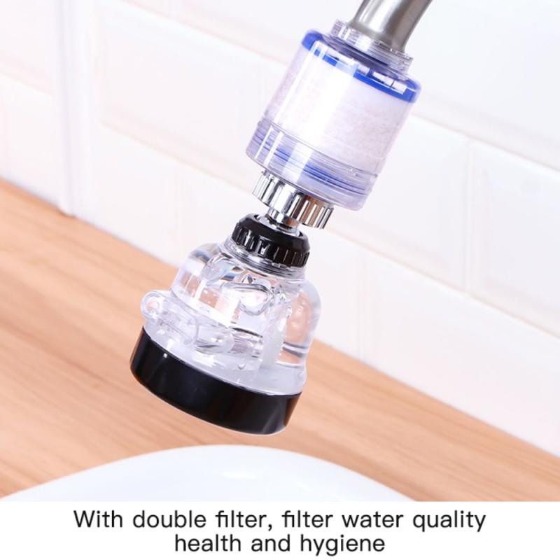 Grifo giratorio 360 para cocina, aireadores para grifos, difusor de agua, filtro de ahorro de agua, grifo de ducha, boquilla de cabezal de conector para el hogar