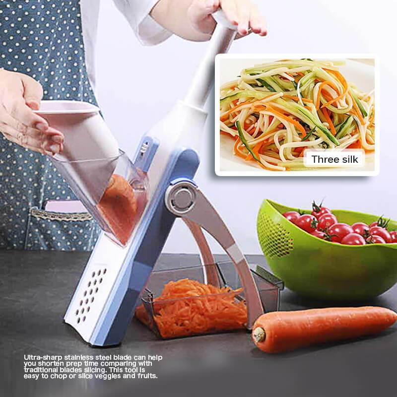Mintiml Skillful Chef Multifunctional Vegetable Cutter Fruit Slicer Grater Shredders Drain Basket Slicers Gadgets Kitchen Access