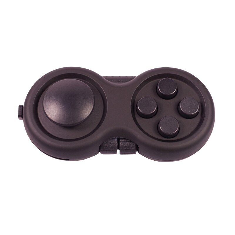 1Pc Game Fidget Pad Stress Reliever Squeeze Fun Magic Bureau Speelgoed Handvat Speelgoed Stress Decompressie Sleutel Mobiel: Black