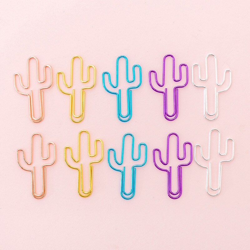 10Pcs Hollow Envelope Diamond Shape Paper Clips Set Cute Stationery Metal Clear Binder Clips Photo Tickets Notes Letter: 6