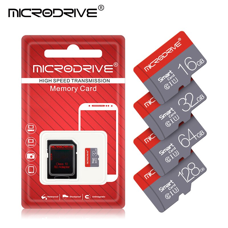 Class 10 Micro Sd Card High Speed Geheugenkaart 128Gb 64Gb 32Gb 16Gb Mini Flash Disk Tf kaart Voor Rijden Recorder